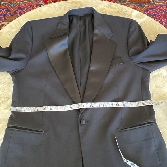 Orsini Collezione 100% Wool Single Breasted Tuxedo Dinner Jacket - Picture 11 of 13